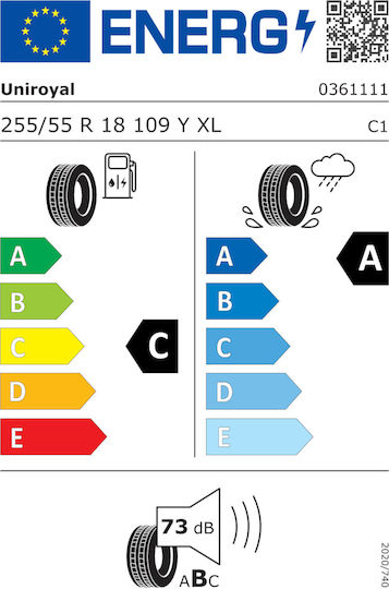 Uniroyal RainSport 5 255/55R18 109Y XL Anvelope de Pasageri Vara