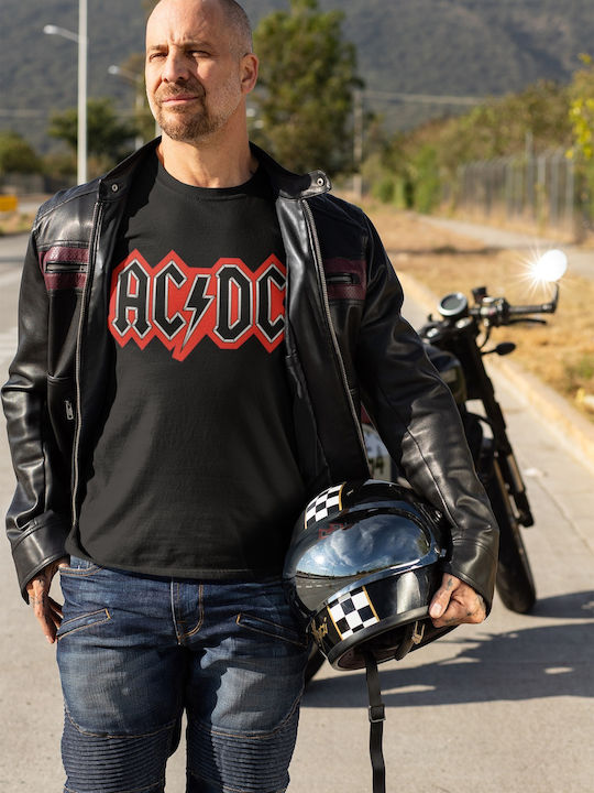 Softworld T-shirt AC/DC Logo σε Κόκκινο χρώμα