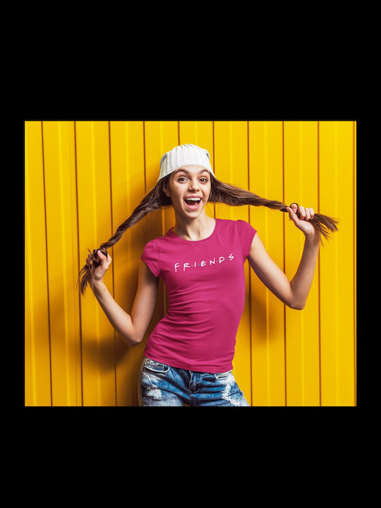 Softworld Logo T-shirt Φούξια