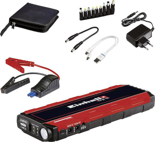 Einhell CC-JS 18 Φορητός Εκκινητής Μπαταρίας Αυτοκινήτου 18000mAh με Power Bank / USB / Φακό 12V