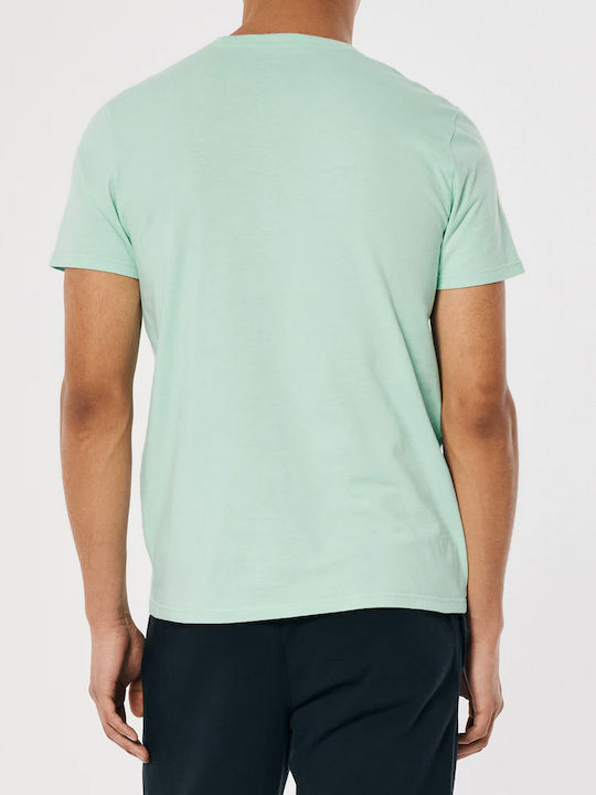 Hollister Men's Short Sleeve T-shirt Green