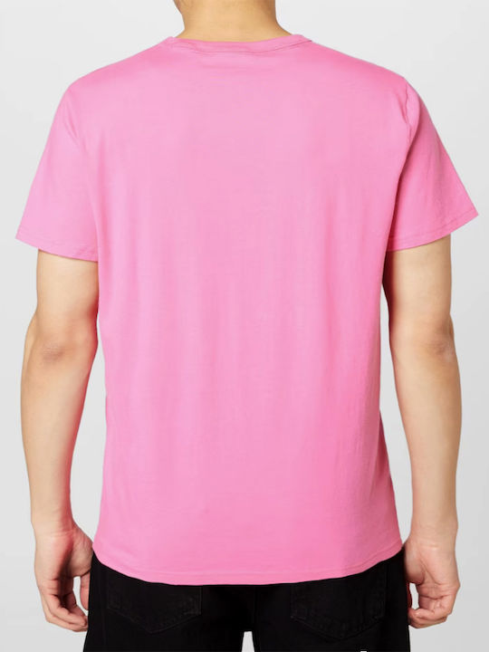 Hollister Herren T-Shirt Kurzarm Rosa