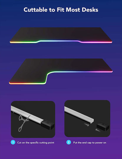 Govee Smart LED Strip Wi-Fi 24V RGB Light 3m Neon Flex with Power Supply