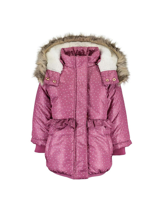 Blue Seven Kinderparka Kurz mit Futter & Kapuze Rosa