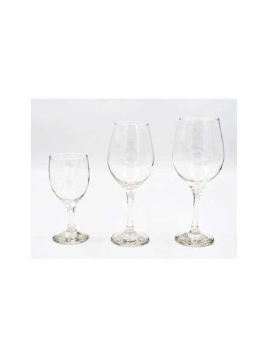 Sidirela Glass for White and Red Wine made of Glass Goblet 490ml 1pcs