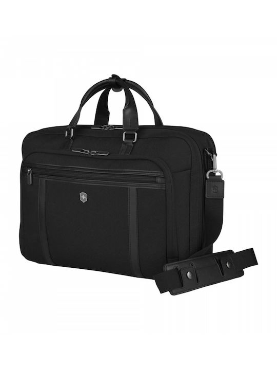 Victorinox Werks Professional Cordura 2-Way Waterproof Shoulder / Handheld Bag for 15" Laptop Black