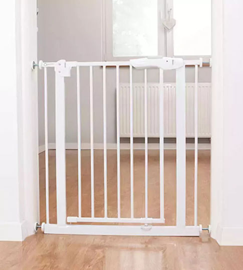 Lionelo Truss Slim Foldable Security Door Simple Placement made of Metal in White Color 105x78cm 1pcs