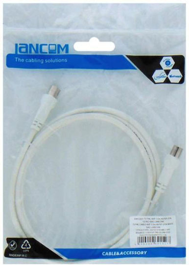 Lancom Καλώδιο Κεραίας Coax male - Coax female Λευκό 3m (02.006.0170)