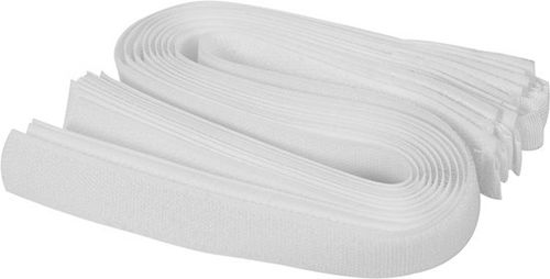 Vorel Selbstklebend Klettverschluss-Band Weiß 25mm 1Stück