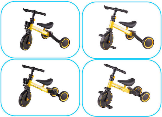 Fio Trike Fix Mini Convertible 3 in 1 for 3+ Years Yellow