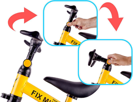 Fio Trike Fix Mini Convertible 3 in 1 for 3+ Years Yellow