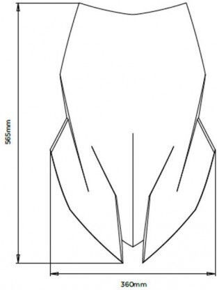 Puig Φιμέ Ζελατίνα Μοτοσυκλέτας για BMW S 1000 XR 2020-2024 20447F