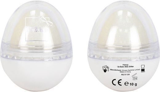 Lukky Cosmetics Toys Lip Balm Eierförmiges Kinderschminke (Verschiedene Designs) 1Stück