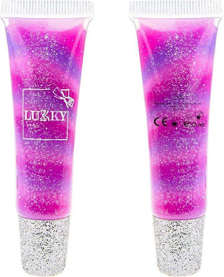 Lukky Cosmetics Toys Lipgloss Children's Makeup Pink/Lilac Various Designs 1pc
