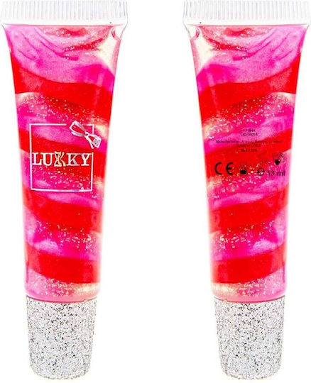Lukky Cosmetics Toys Lipgloss Children's Makeup Pink/Lilac Various Designs 1pc