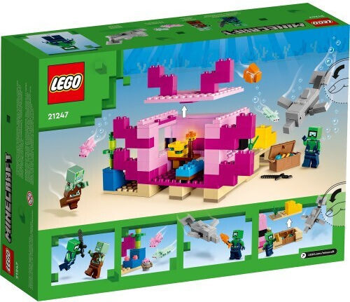 LEGO Minecraft The Axolotl House για 7+ Ετών 242τμχ