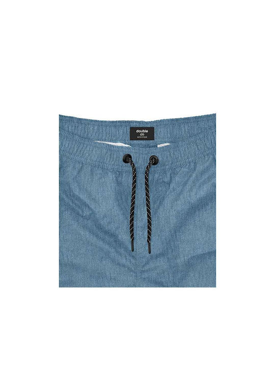 Double Herren Badebekleidung Shorts Aqua Marine Melange