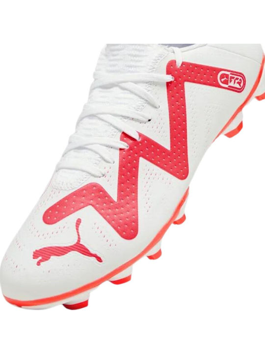 PUMA Future Play Football Shoes with Cleats White