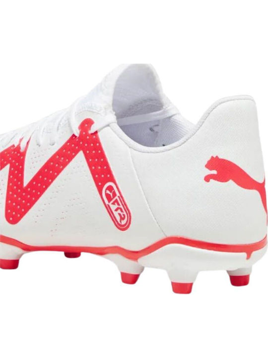 PUMA Future Play Football Shoes with Cleats White