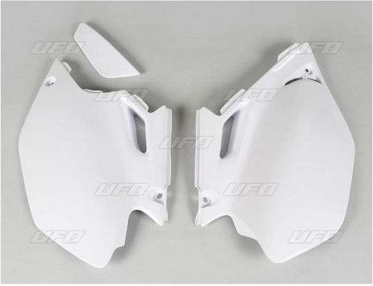 UFO Πλαϊνό Πλαστικό Μοτοσυκλέτας για Yamaha WR Λευκό