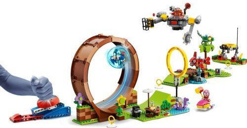 LEGO Sonic The Hedgehog Sonic's Green Hill Zone Loop Challenge για 8+ Ετών 802τμχ
