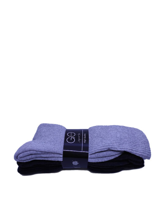 Inizio Herren Einfarbige Socken Gray 1Pack