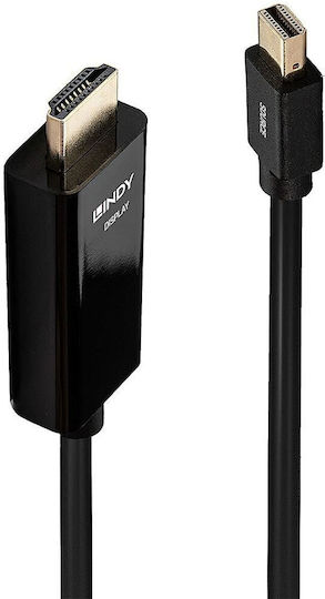 Lindy Cable mini DisplayPort male - HDMI male 3m Black (36928)
