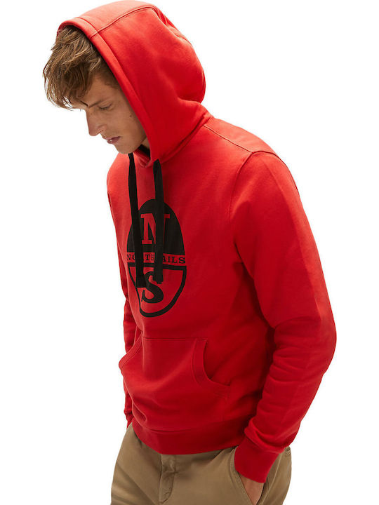 Sweatshirt mit Kapuze Rot