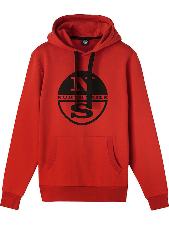 Sweatshirt mit Kapuze Rot