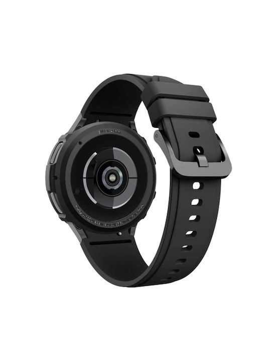 Spigen Liquid Air Silicone Case in Black color for Galaxy Watch6 Classic 43mm