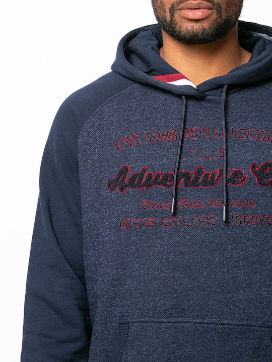 Sweatshirt with Hood Blue