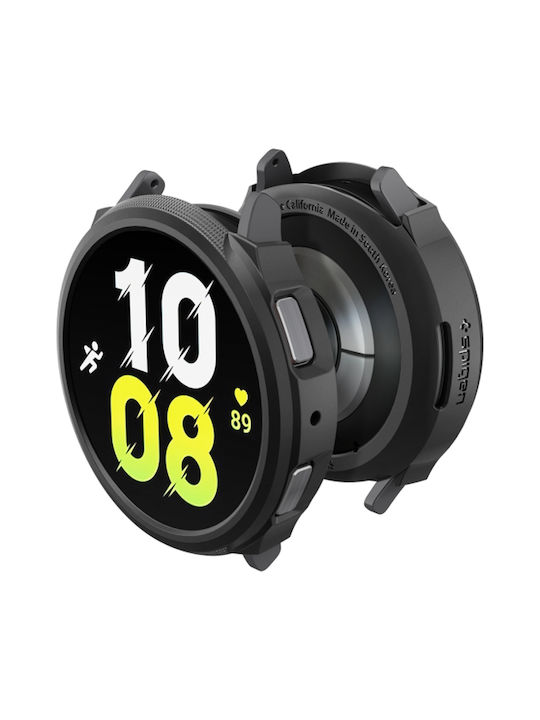Spigen Liquid Air Silikonhülle in Schwarz Farbe für Galaxy Watch6 40mm --> Galaxy Watch6 40mm