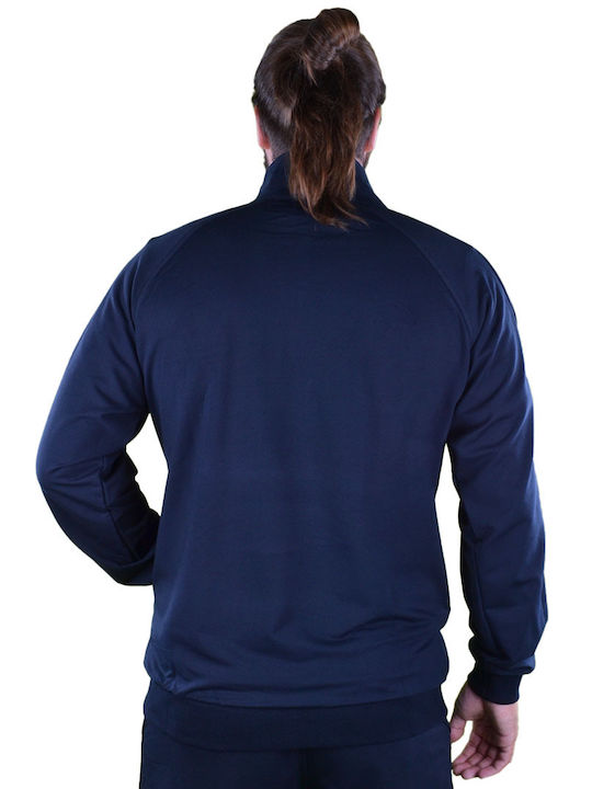 Axidwear Men's Sweatshirt Jacket with Pockets Navy Blue