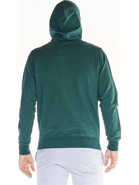 Green Hoodie Cardigan