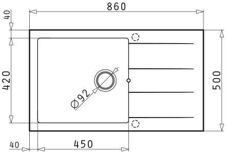 Pyramis Athlos Plus 1B 1D Ένθετος από Συνθετικό Γρανίτη Μ86xΠ50cm Pyramis Athlos Plus 1B 1D Ένθετος από Συνθετικό Γρανίτη Μ86xΠ50cm
