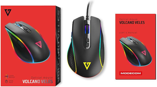 Modecom 320096 Mouse Cu Fir Negru