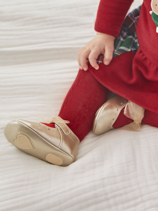 Mayoral Baby Ballerinas Gold