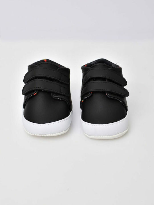 Potre Βρεφικά Sneakers Αγκαλιάς Μαύρα