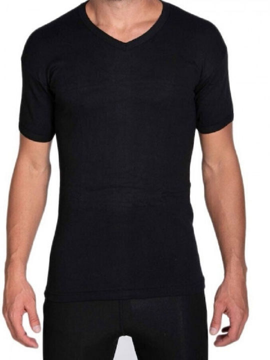 Triu**n** De Corp Pentru Bărbați Mâneca Scurta În Culoare Full Face Negru