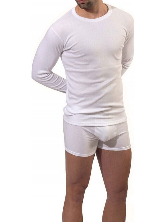 Tricou de corp pentru bărbați Mânecă Lungă În Culoare Neagră