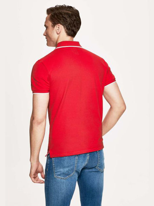 Hackett AMR Herren Kurzarmshirt Polo Rot