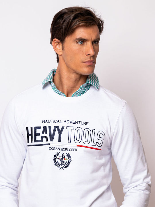 Heavy Tools Ανδρικό Αθλητικό T-shirt Κοντομάνικο Λευκό