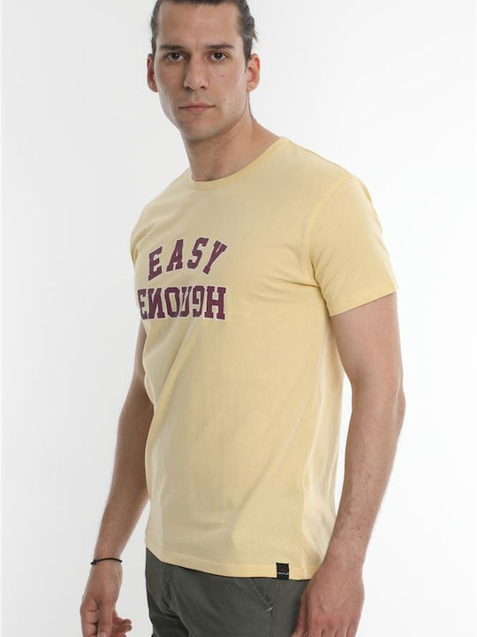 Van Hipster Men's Short Sleeve T-shirt Yellow