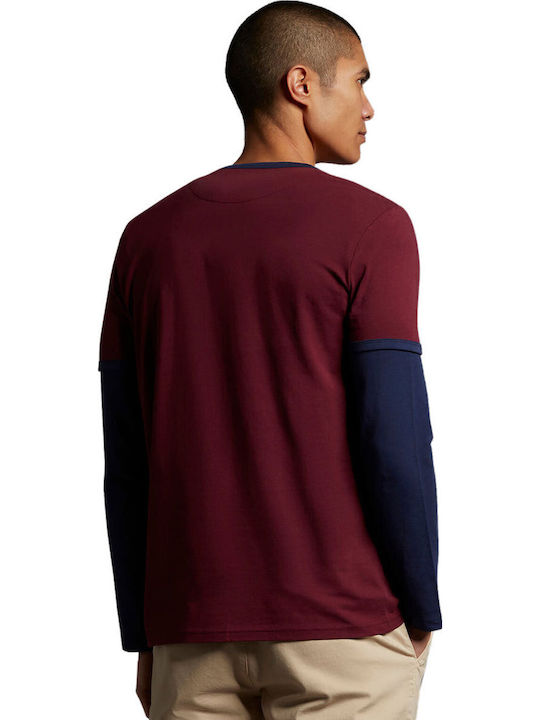 T-shirt Μπορντό