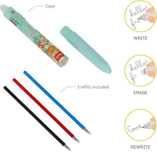 Legami Milano 3-Culori Pixuri Gel Ștergibile Multicolore