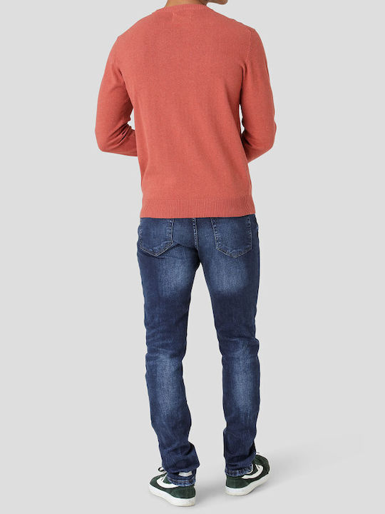 Marcus Herren Langarm-Pullover Orange