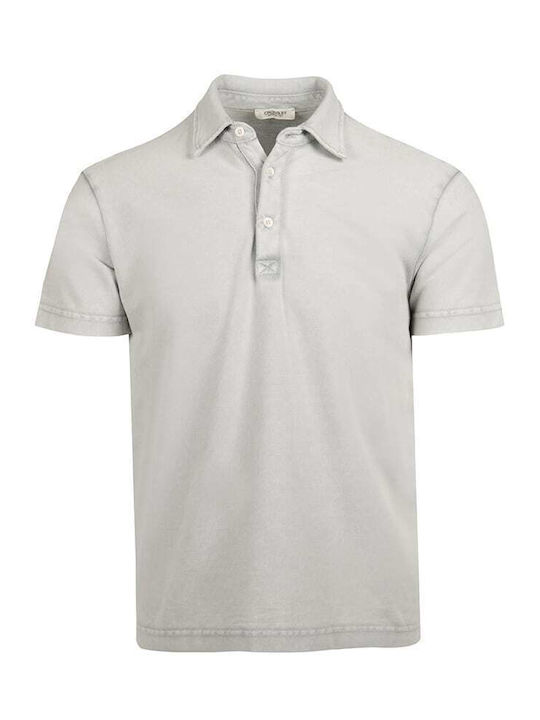 Crossley Men's Short Sleeve Blouse Polo Gray