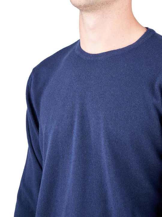 Langarm-Pullover Blau
