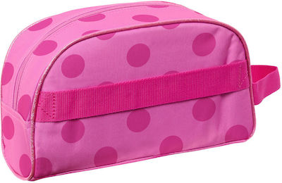 Fabric Pencil Case Ladybug with 1 Compartment Fuchsia