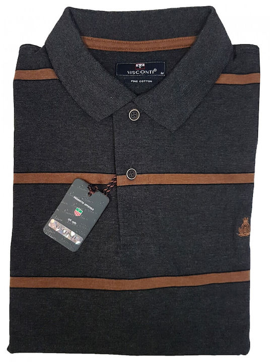 Polo T-shirt Γκρι